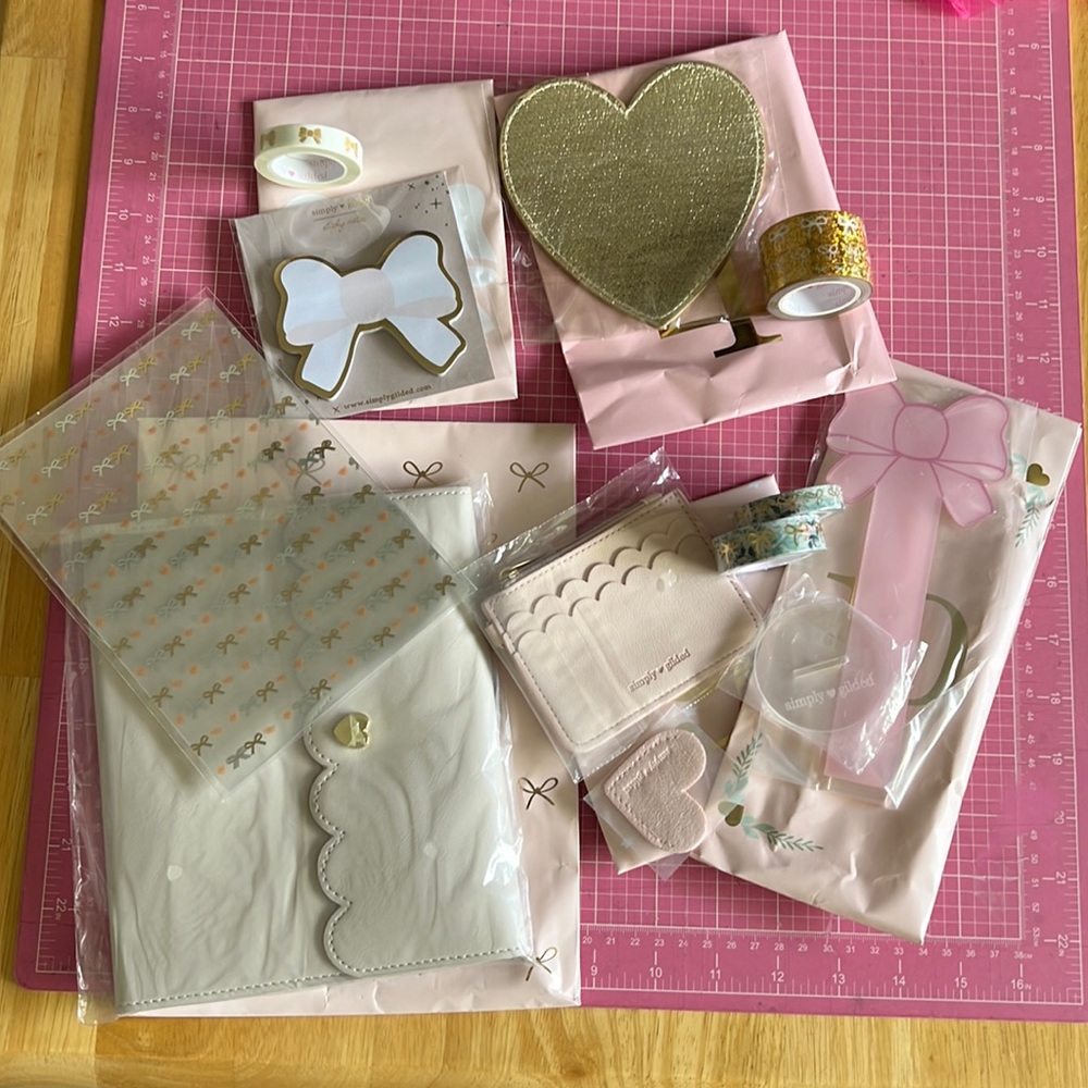 NEW  Simply Gilded partial Advent box day #2, 4, 6, 9, 10.